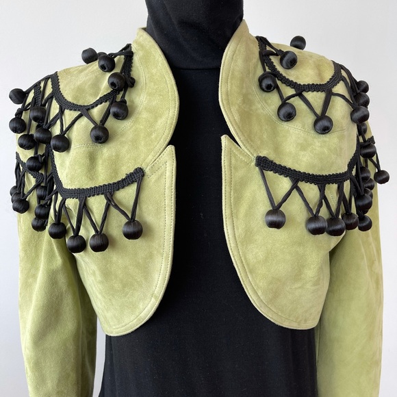 Jitrois Jackets & Blazers - Jean-Claude Jitrois Suede Bolero Jacket